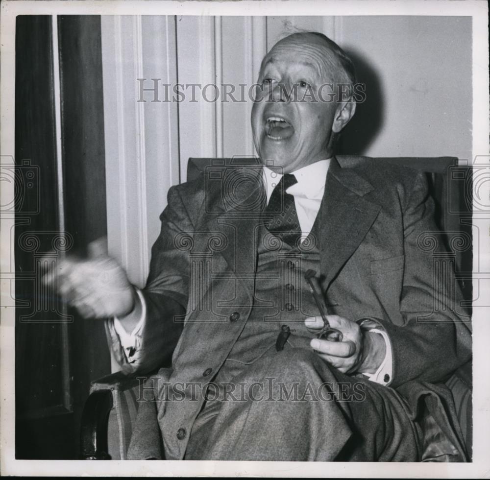 1951 Press Photo Den Robert Taft states his confidence in no uncertain terms - Historic Images