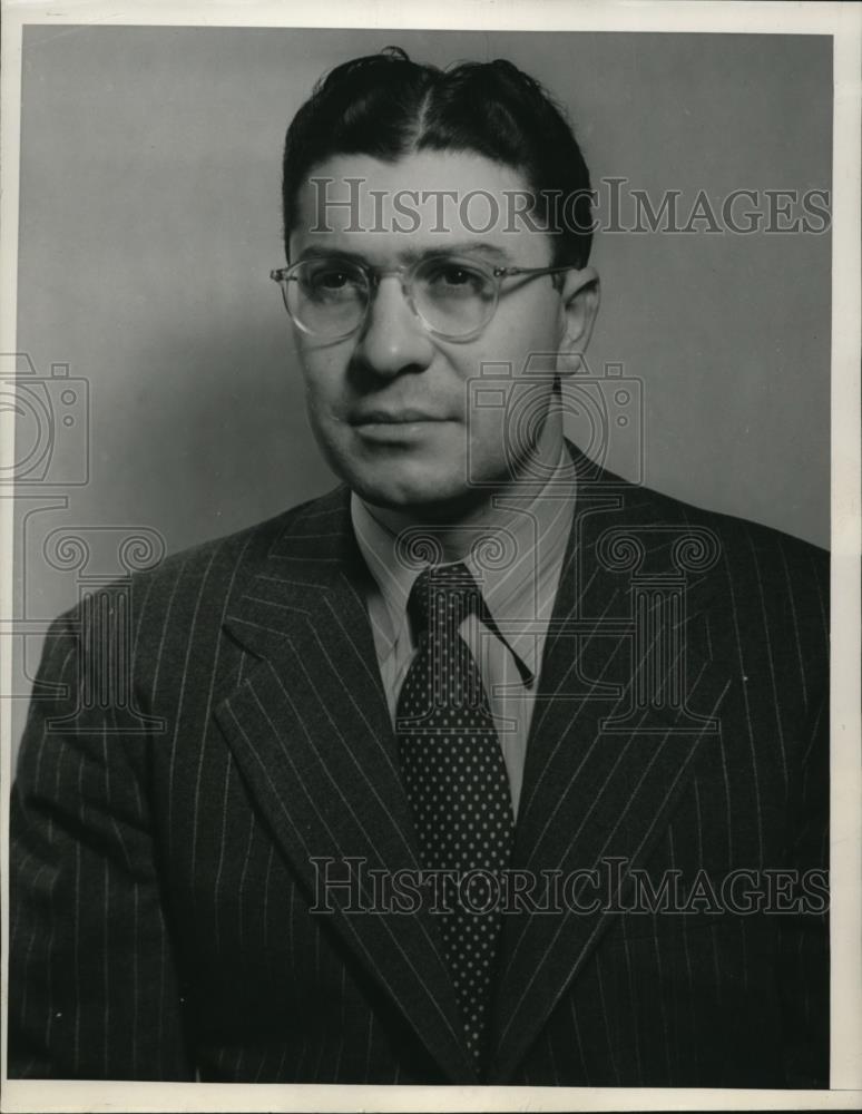 1945 Press Photo Jack Birnbaun, NEA Acme Man. - Historic Images