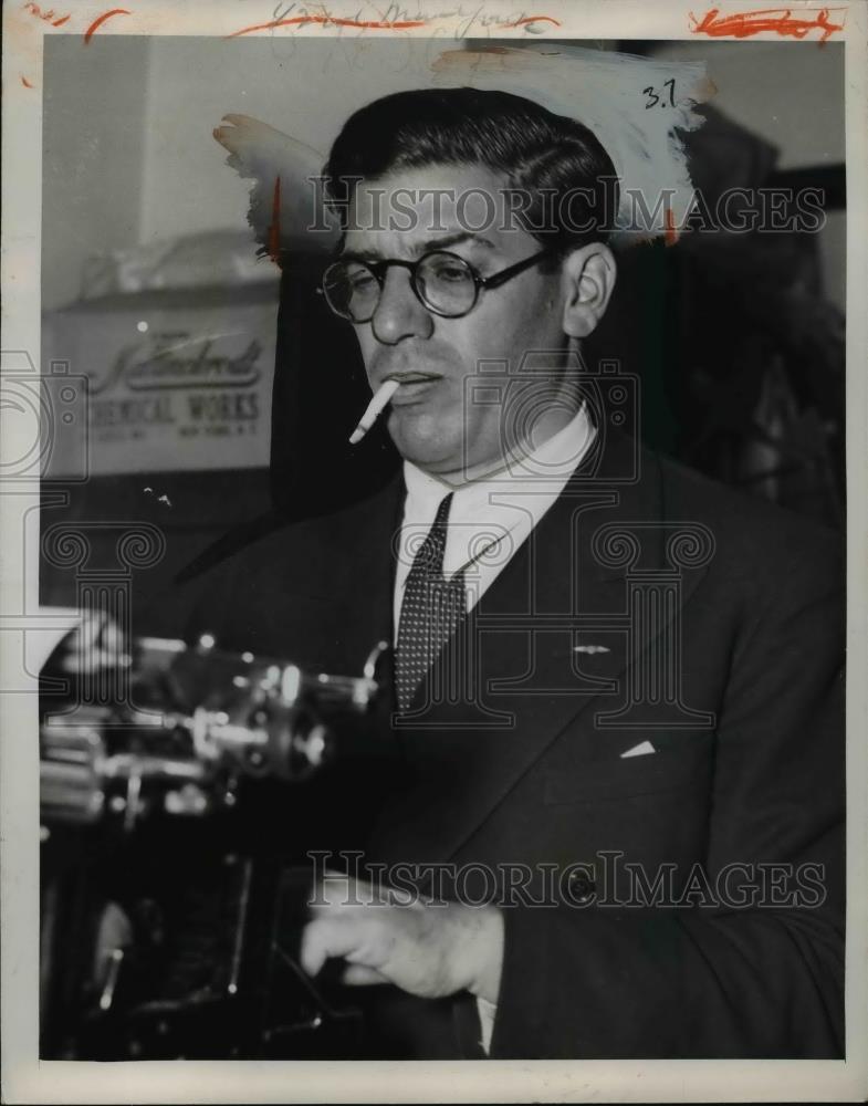 1960 Press Photo Paul Gallico America&#39;s Sports writer, Novelist and short story. - Historic Images