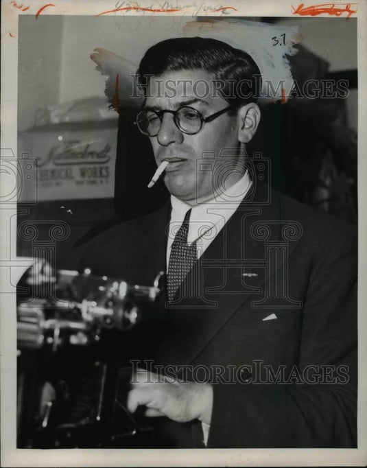 1960 Press Photo Paul Gallico America's Sports writer, Novelist and short story. - Historic Images