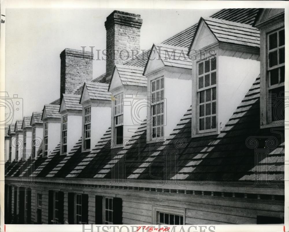 1971 Press Photo Tavern in Colonial Williamsburg Virginia - Historic Images