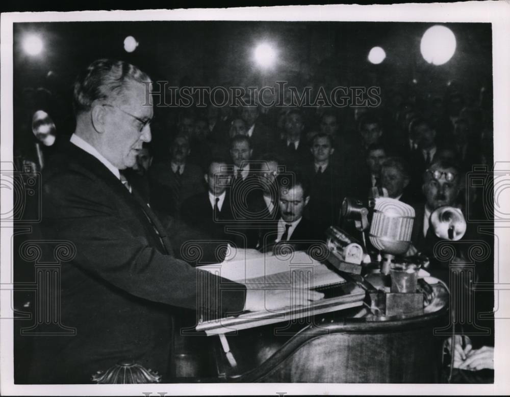 1953 Press Photo Yugoslavia Marshall Tito First President national Assembly - Historic Images