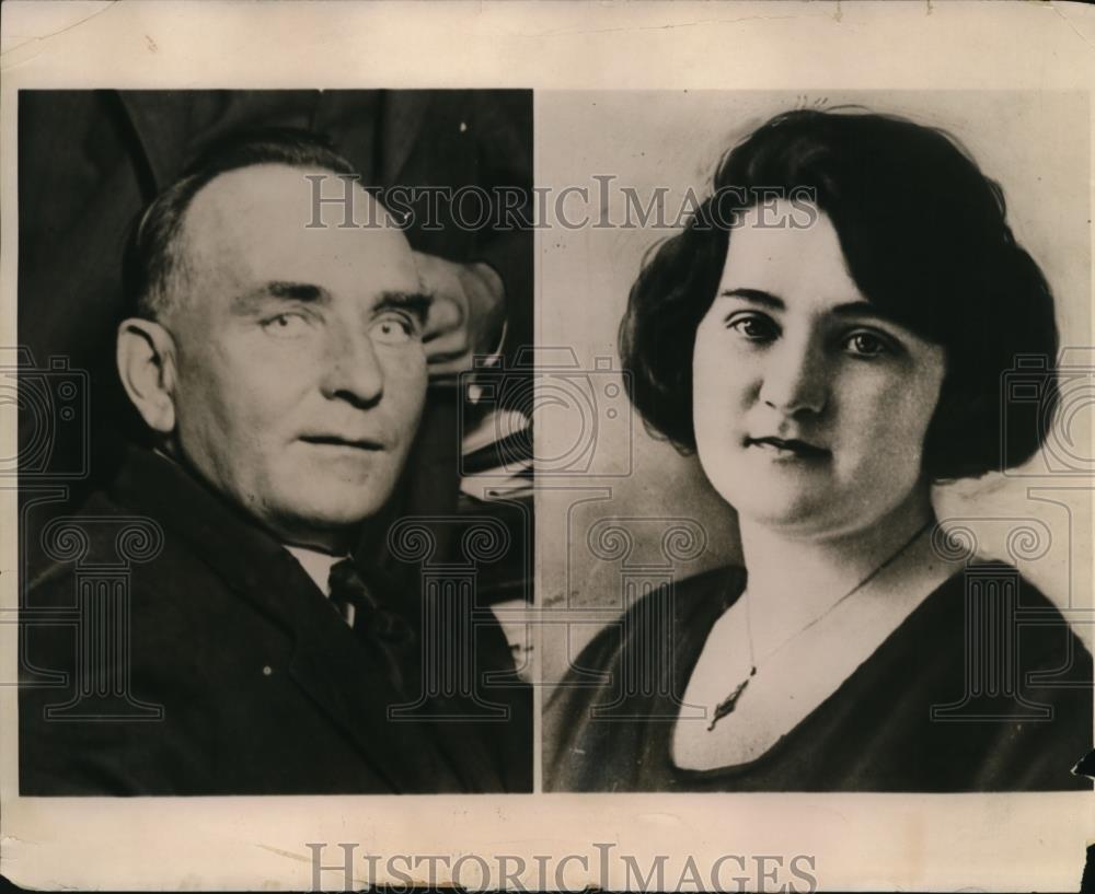 1924 Press Photo Rev.Lawrence M.Hight held on charges of poisoning his wife. - Historic Images