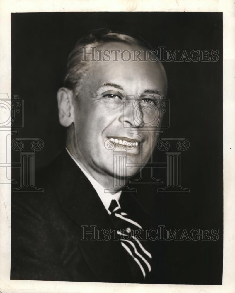 1937 Press Photo Alfred P Sloan Jr chairman of board GM Corporation - Historic Images