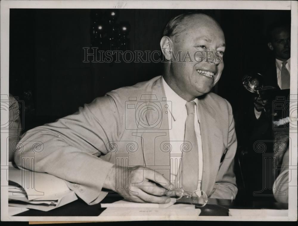 1939 Press Photo Robert Taft Goes Before Senate Banking And Currency Committee - Historic Images