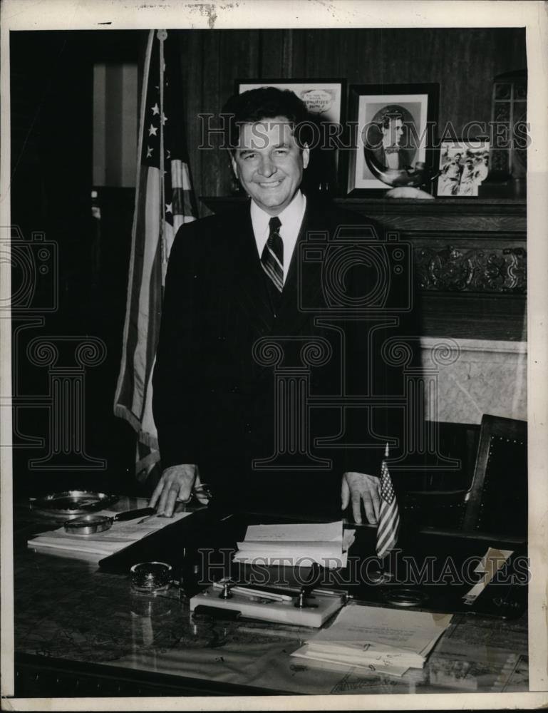 1944 Press Photo Ohio Governor Frank J. Lausche - nee69111 - Historic Images