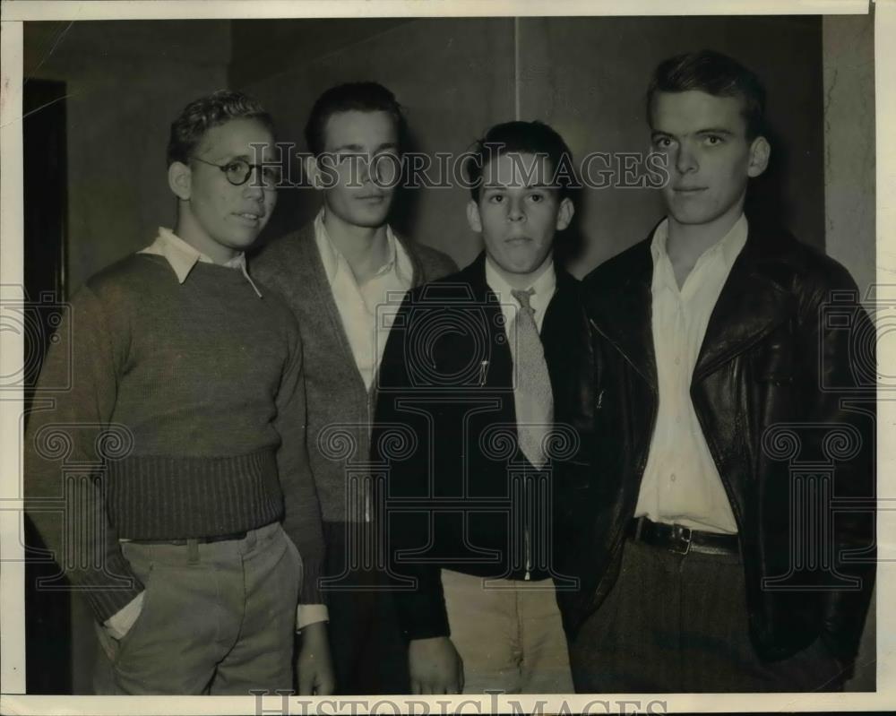 Press Photo Herbert Ward, Fred Bennett, James Brown, Robert Reynolds on Trial - Historic Images