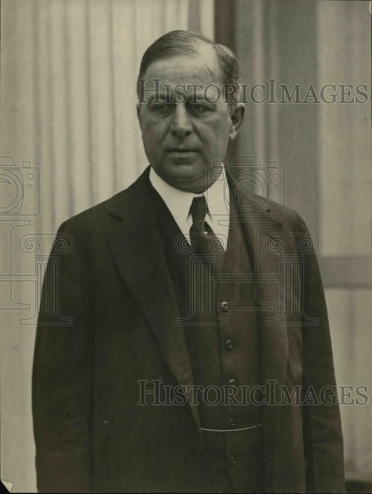 1923 Press Photo Chas B Warren was confirmed no longer an Ambassador to Japan - Historic Images