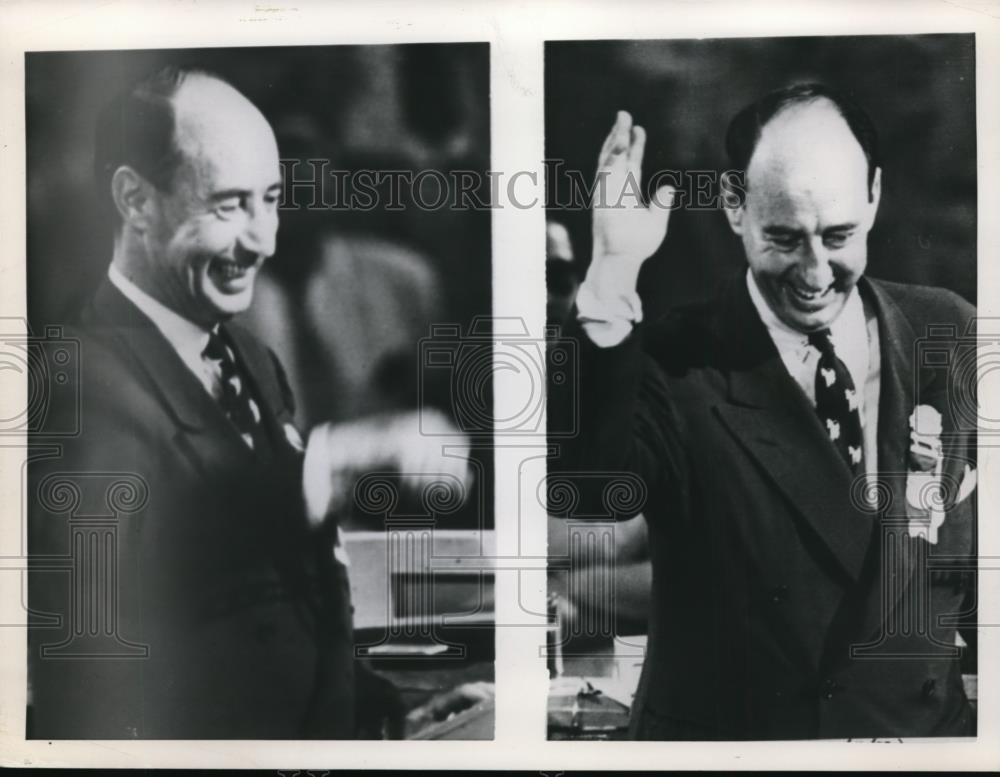 1952 Press Photo Democratic Presidential Candidate Adlai Stevenson - Historic Images