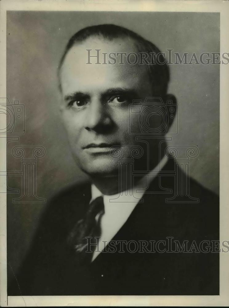 1933 Press Photo Portrait Of Governor Max Gardner - Historic Images