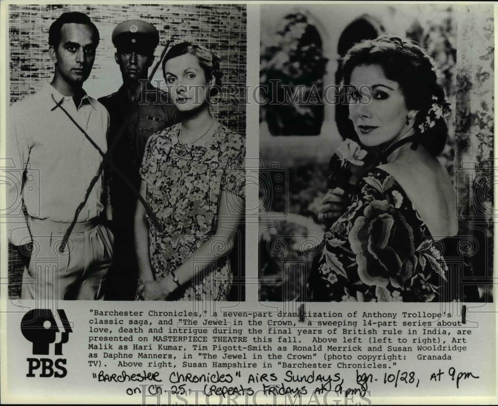 1984 Press Photo Actress Susan Hampshire in Barchester Chronicles - cva97253 - Historic Images