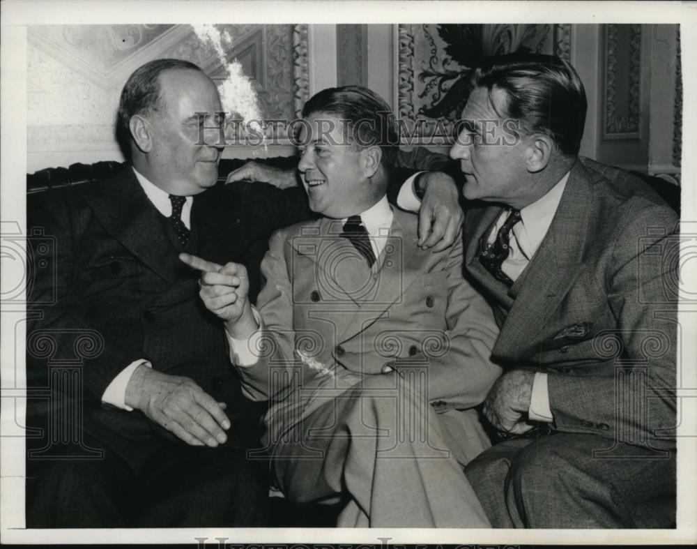 1939 Press Photo Senator Bennett Champ Clark Robert LaFollette Gerald P Nye - Historic Images