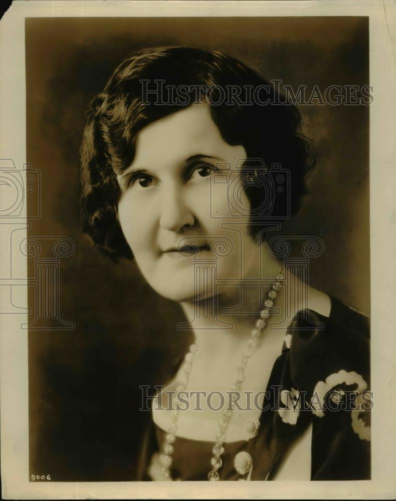 1931 Press Photo Pearl Morlock, Employment Director of Grigsby-Grunow Company. - Historic Images