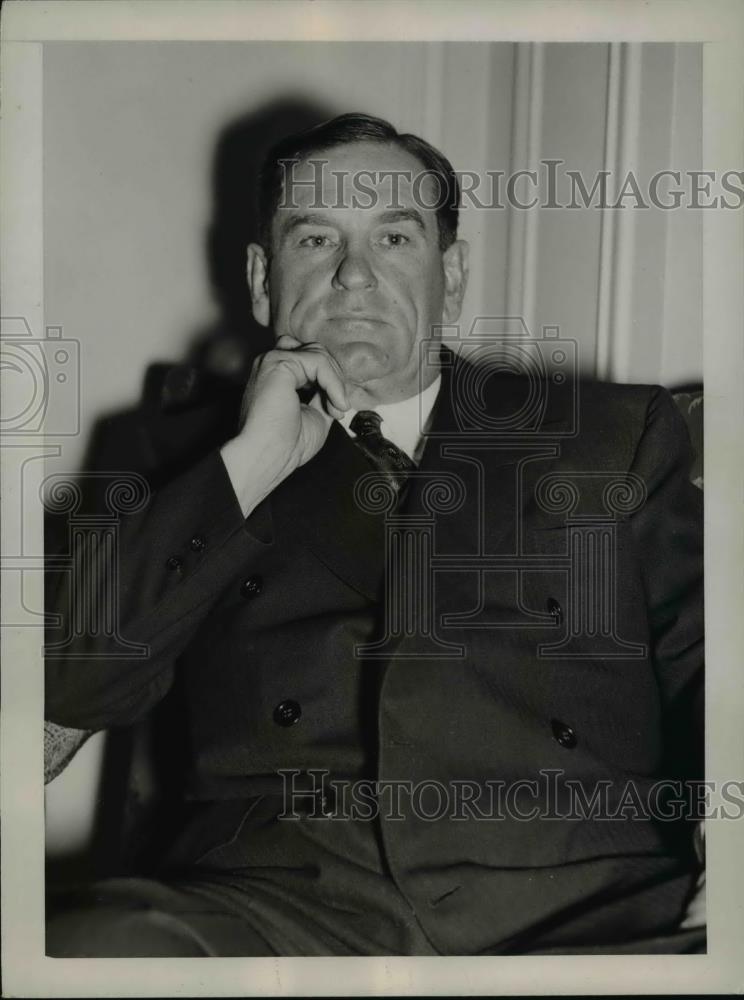 1937 Press Photo Orval W Adams candidate for National President of Amer. Bankers - Historic Images