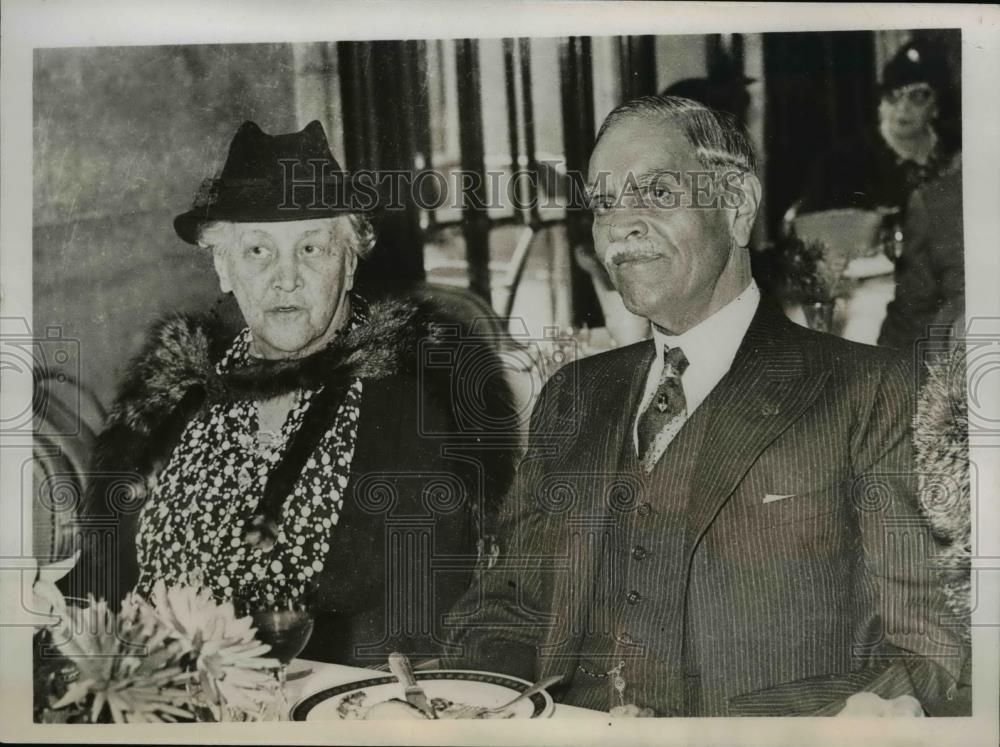 1937 Press Photo Mrs James Roosevelt, Mother of Franklin Roosevelt President - Historic Images