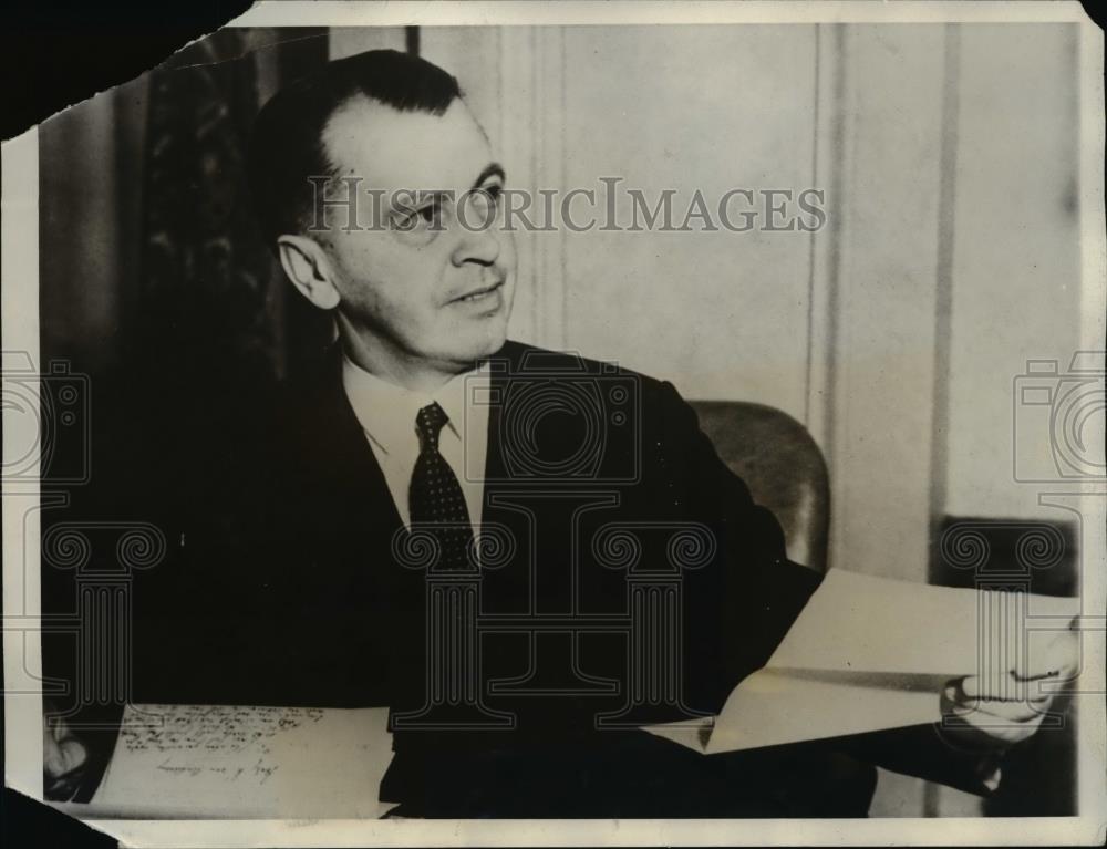 1931 Press Photo Mayor Frank Edwards of Seattle - Historic Images