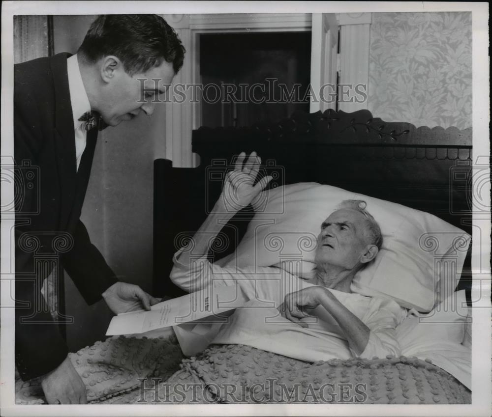 1954 Press Photo William C. hanson, Gov. Edmund S. Muskie - Historic Images