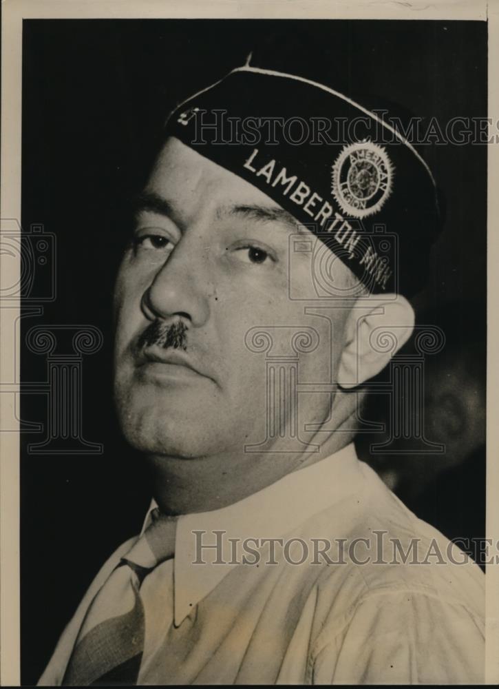 1939 Press Photo Stanley Morton Minnesota American Legion at Minneapolis - Historic Images