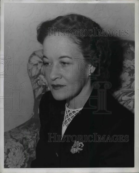 1947 Press Photo Mildred Helen Stenenson To Marry Governor Herbert Of Ohio. - Historic Images
