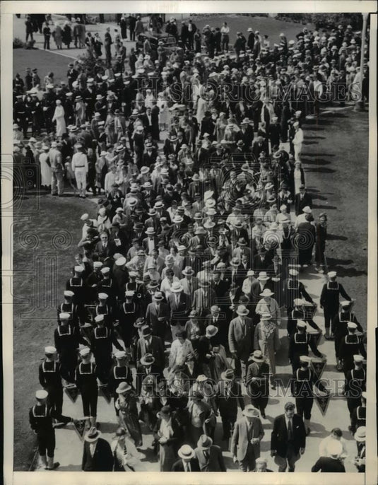 1935 Press Photo Pacific International Expo opens in San Diego, California - Historic Images