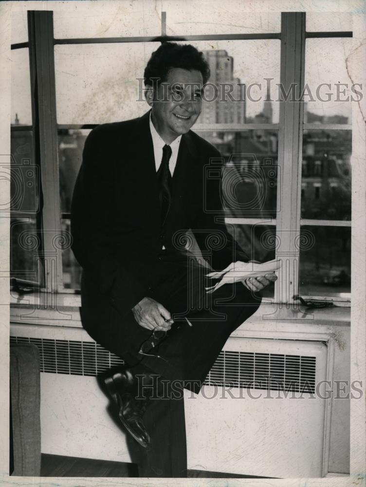 1948 Press Photo Frank J. Lausche, mayor - Historic Images