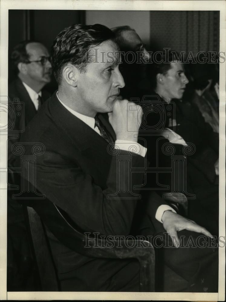 1936 Press Photo Former Governor Al Smith of New York&#39;s Son Alfred Smith Jr - Historic Images