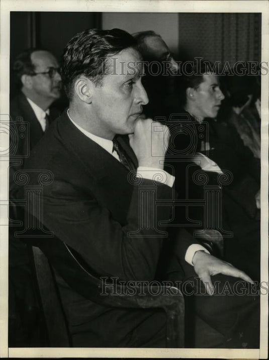 1936 Press Photo Former Governor Al Smith of New York's Son Alfred Smith Jr - Historic Images