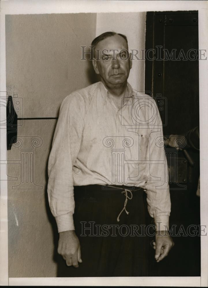 1937 Press Photo Fred Montgomery who was accused of killing Belle Heink - Historic Images