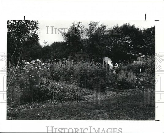 1990 Press Photo Scott Kallach, Mary Ellen Kallach, and niece Amanda Gizco have - Historic Images