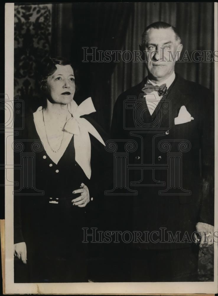 1933 Press Photo Denver-Mr &amp; Mrs Claude K Doettcher paid ransom for son Charles. - Historic Images