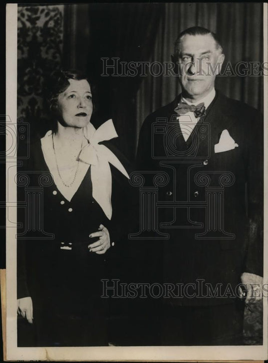 1933 Press Photo Denver-Mr & Mrs Claude K Doettcher paid ransom for son Charles. - Historic Images