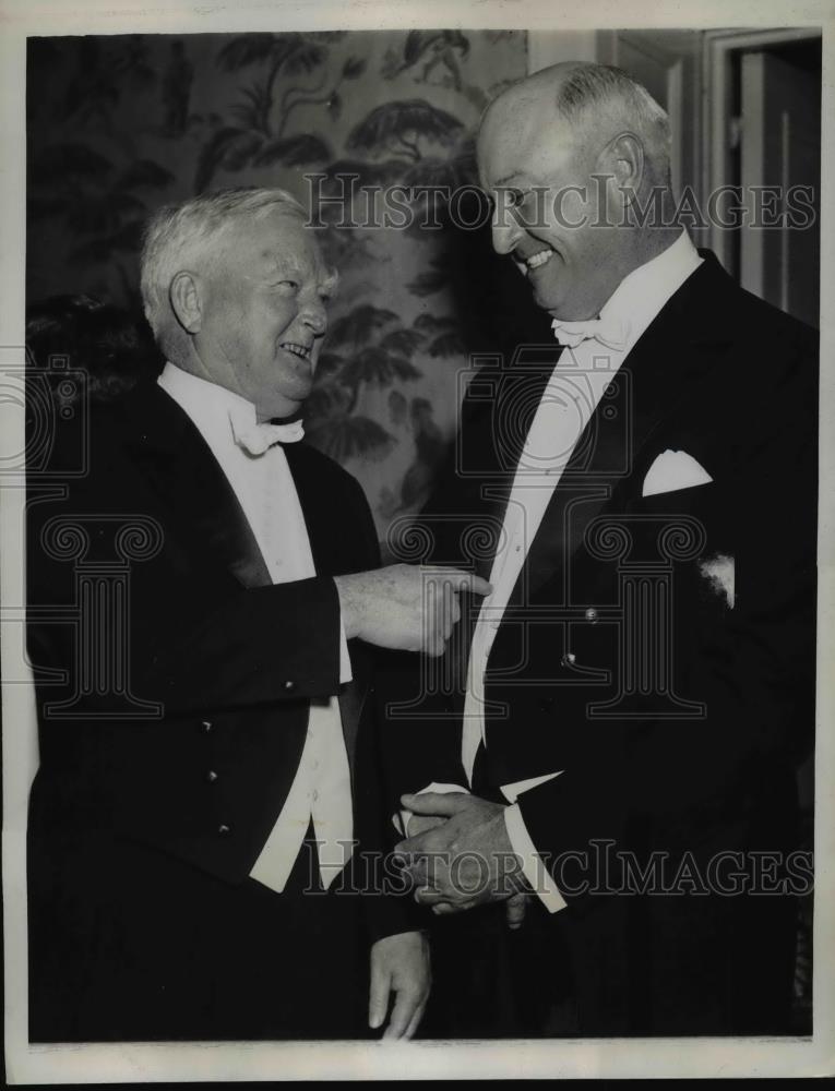 1935 Press Photo Postmaster General Farley &amp; Vice President John Nance Garner - Historic Images