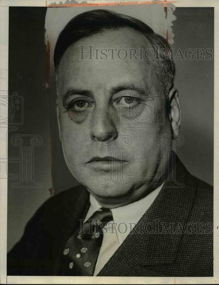 1935 Press Photo M.J. McDonough, Labor head &amp; Pres. Bldg Trades Dept. A.F. of L. - Historic Images