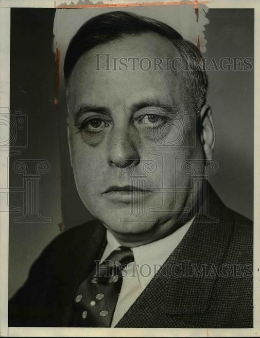 1935 Press Photo M.J. McDonough, Labor head & Pres. Bldg Trades Dept. A.F. of L. - Historic Images