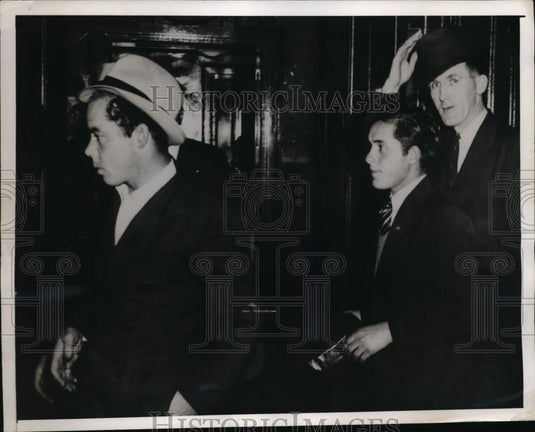 1939 Press Photo Albany NY Joseph Sullivan (L) and Mario DeGennaro Center - Historic Images