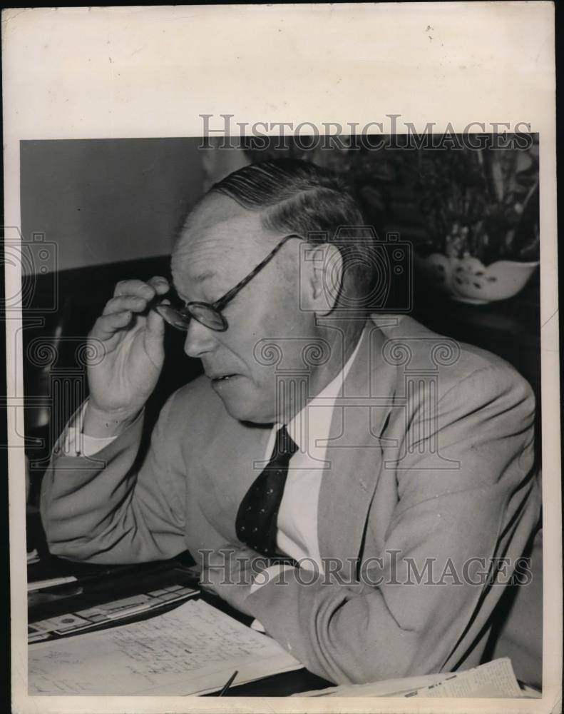 1950 Press Photo Senator Robert A Taft - Historic Images