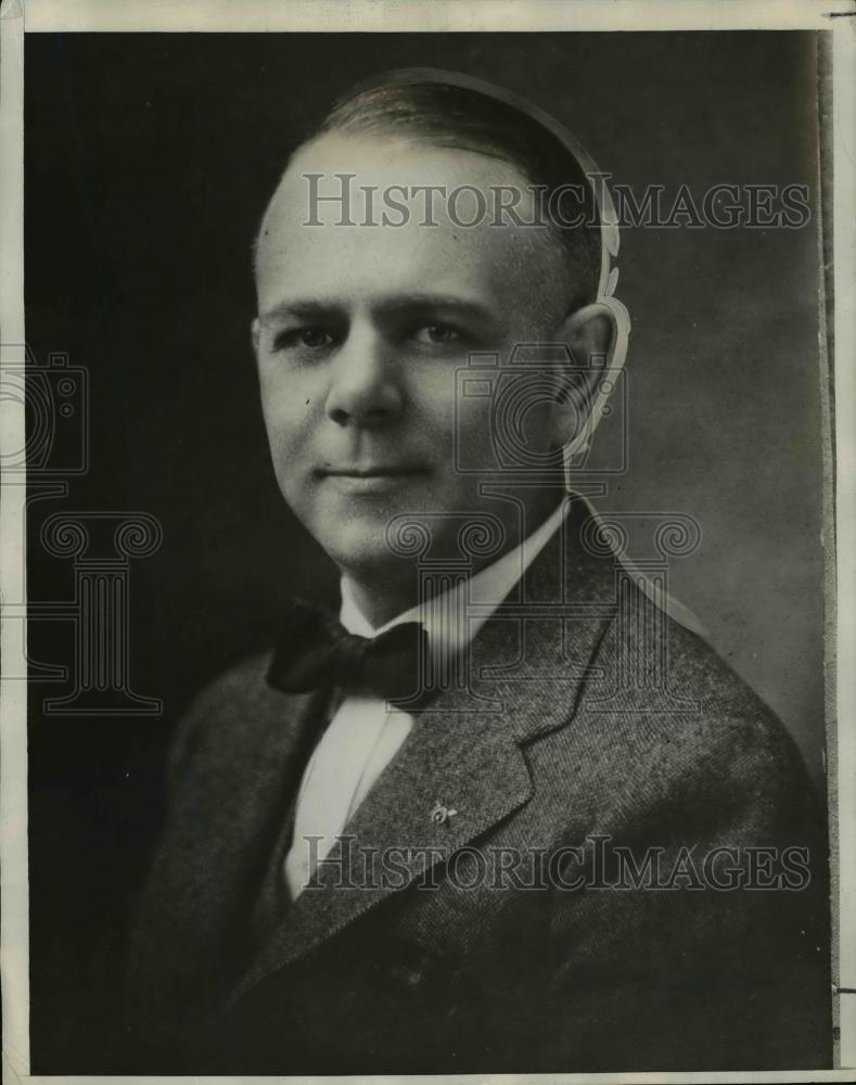 1928 Press Photo Raymond H Sellers of Franklin Indiana - Historic Images