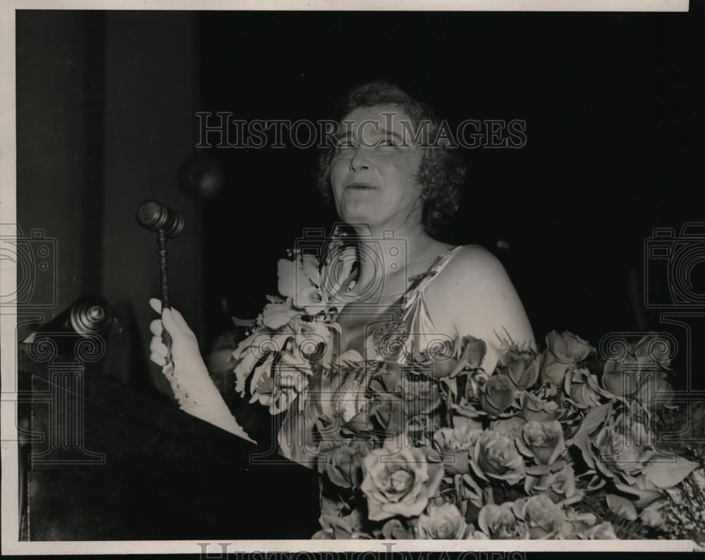 1938 Press Photo Pres.Gen. William Becker at D.A.R. Convetion Opened. - Historic Images