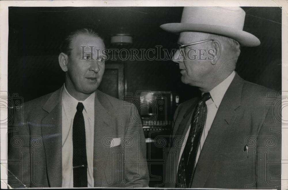 1955 Press Photo For Worth Texas, Cesil Green Involved With Clark Killing Here. - Historic Images