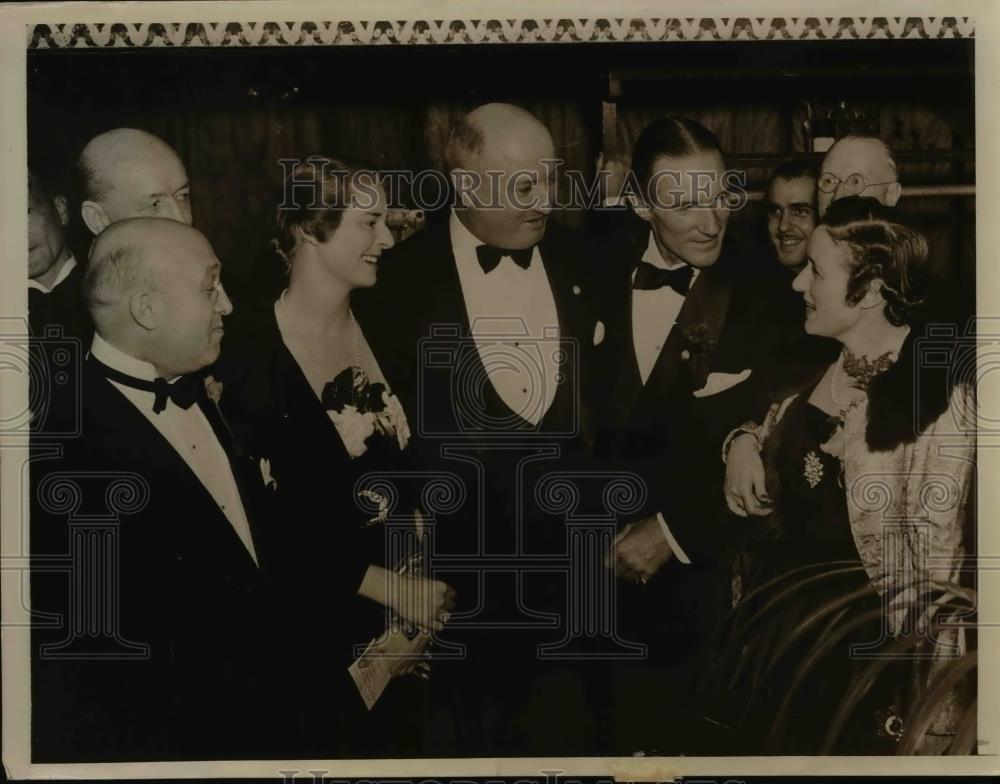 1936 Press Photo Democratic dinner $100 per plate - Historic Images