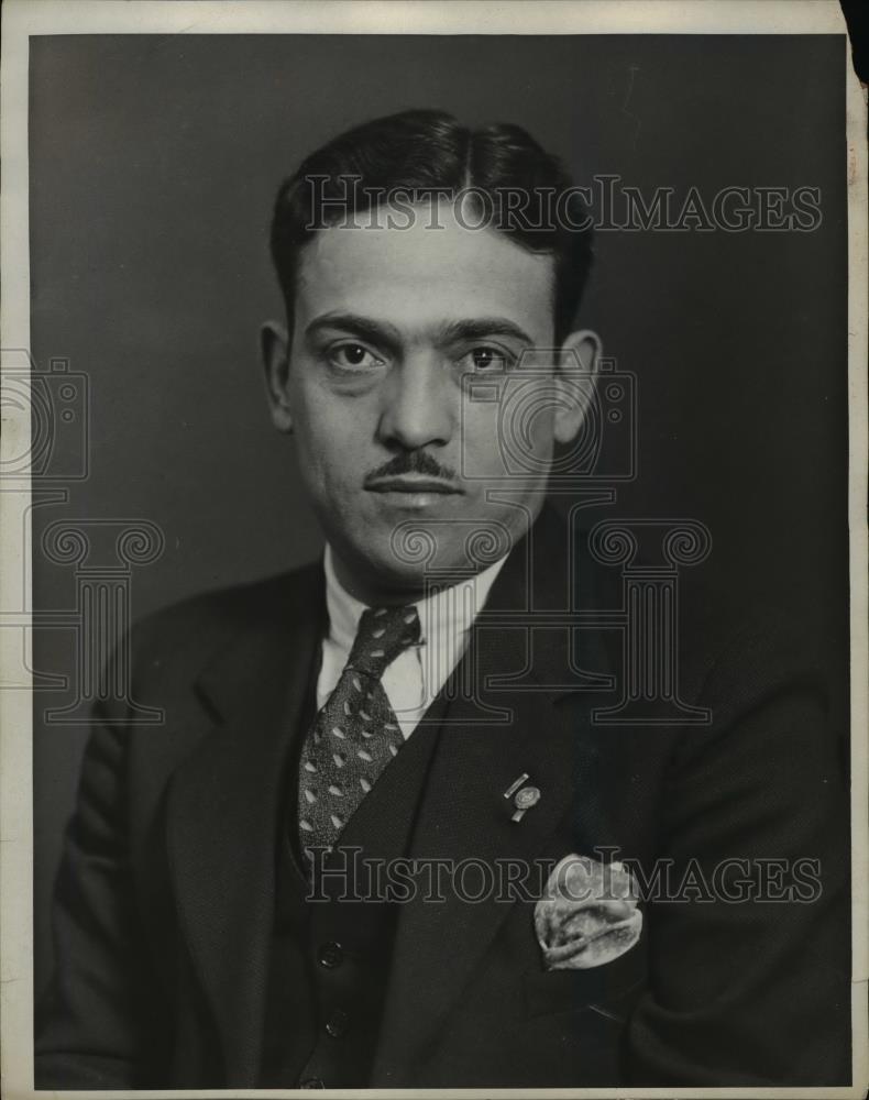 1932 Press Photo Mr Sandy Satello in Cleveland Ohio - Historic Images