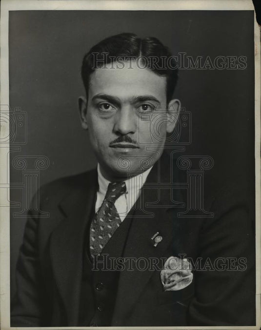 1932 Press Photo Mr Sandy Satello in Cleveland Ohio - Historic Images