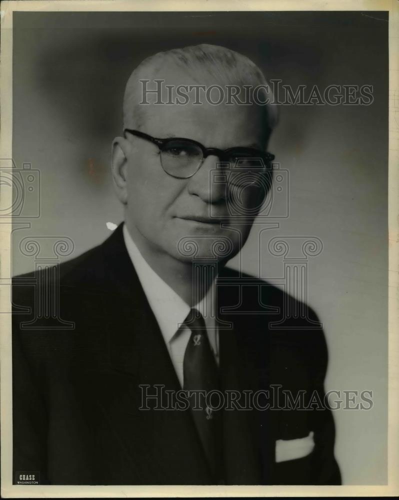 1955 Press Photo Russell Chase Harrington Commissioner of Internal Revenue - Historic Images