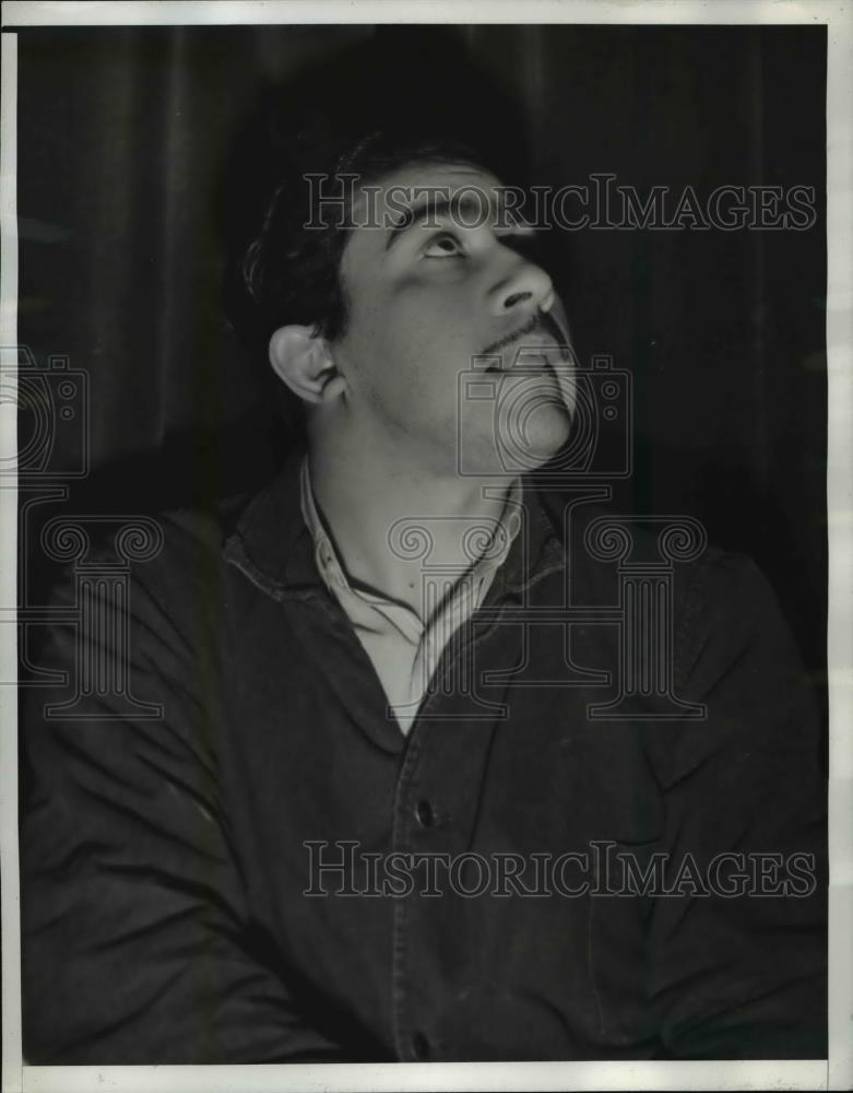 1939 Press Photo Jesus Pena boyfriend of murder Jovita Ochoa found in railway. - Historic Images