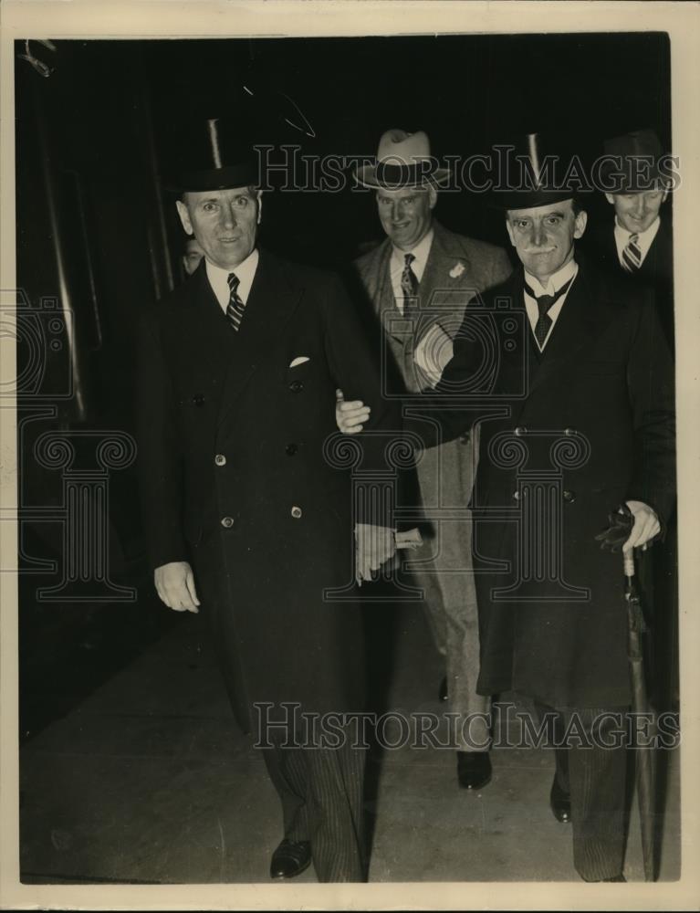 1935 Press Photo Washington-Lord Mayor Alfred Byrne, Michael McWhite, P T Kelly. - Historic Images