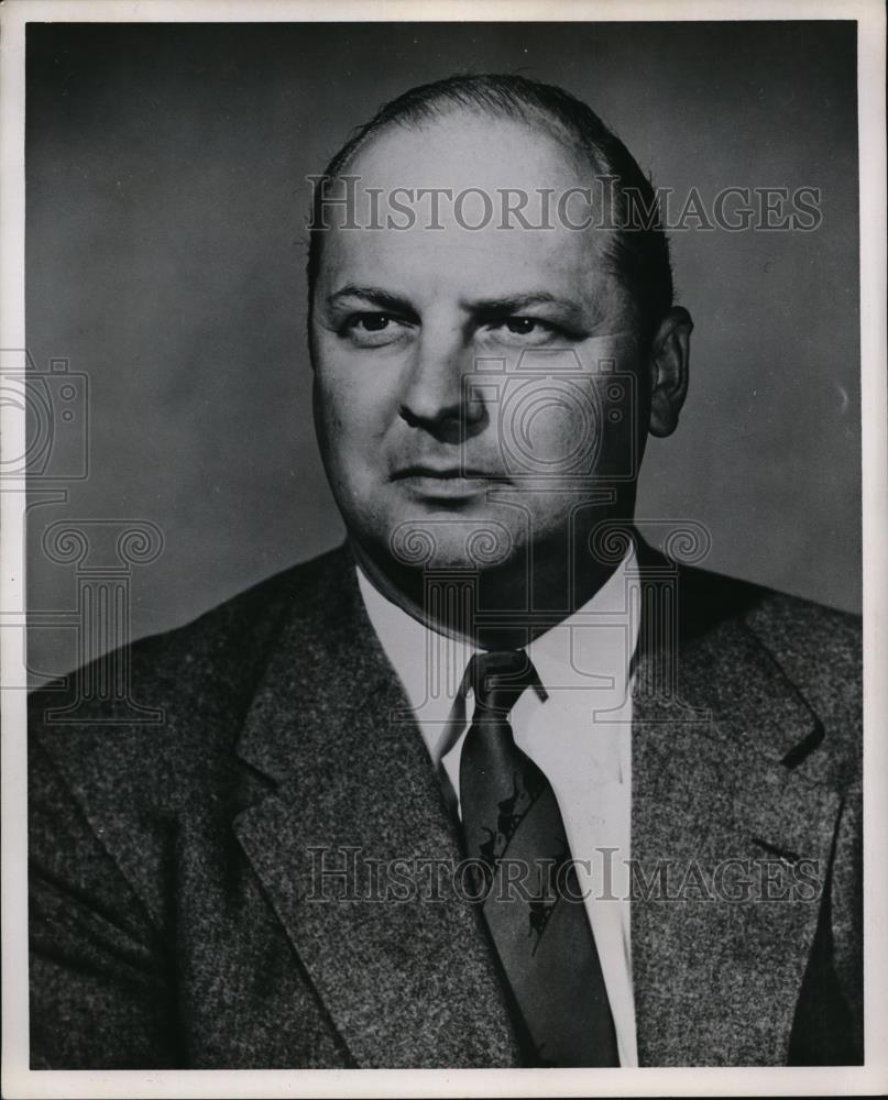 1954 Press Photo J.S. Parker General Manager General Electric - Historic Images