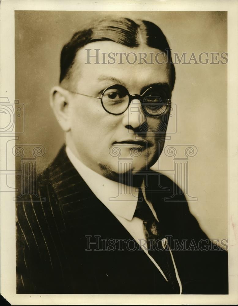 1932 Press Photo Charles H Grakelow chairman of Service Committee Florists - Historic Images