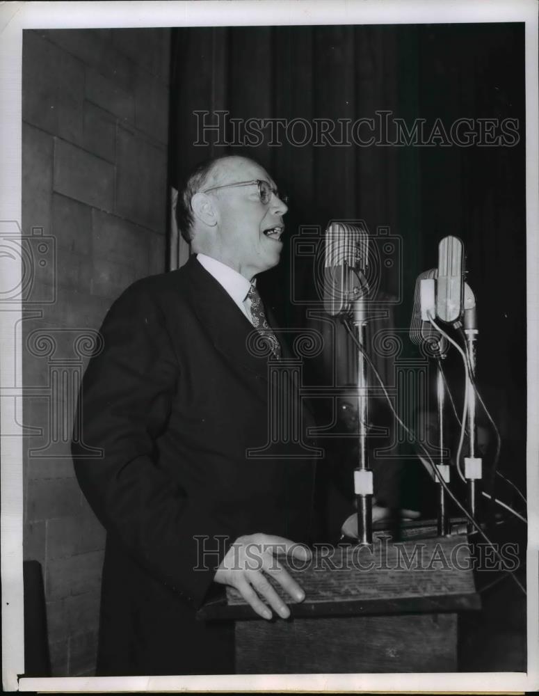 1952 Press Photo Senator Robert Taft of Ohio in Chicago, IL - Historic Images
