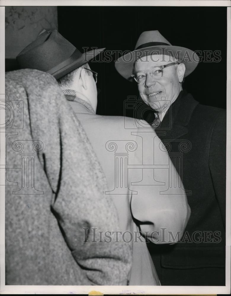 1952 Press Photo Chicago Illinois Senator Robert A Taft, Speaking Tour - Historic Images