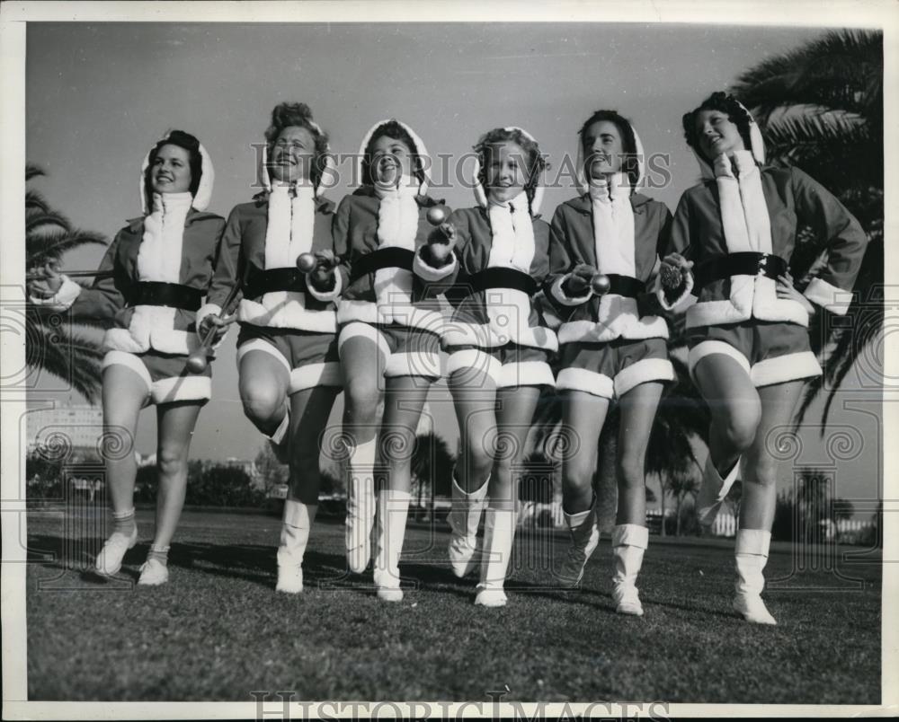 1939 Press Photo Lola Benson, Dorothy Stimson, Betty Goodart, Jo Anne O&#39;Hara, - Historic Images